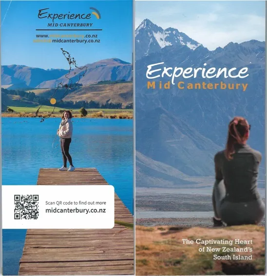 front cover of Experience Mid Canterbury brochure
