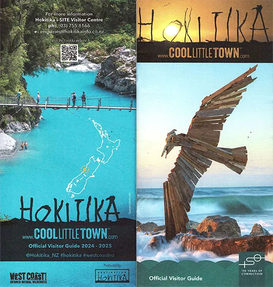 front cover of Hokitika - Cool Little Town(OVG) brochure
