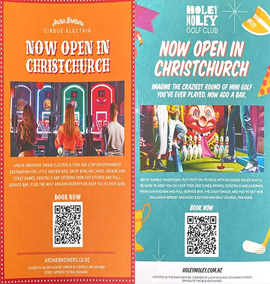 front cover of Holey Moley brochure