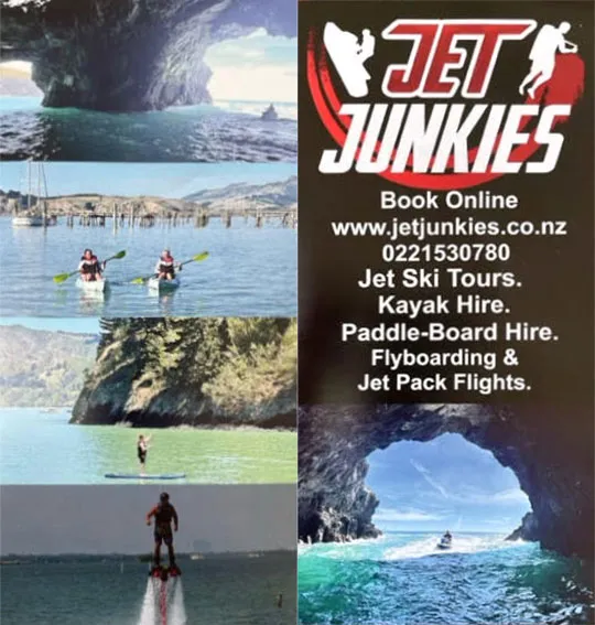 front cover of Jet Junkies brochure
