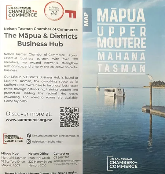 front cover of Mapua brochure