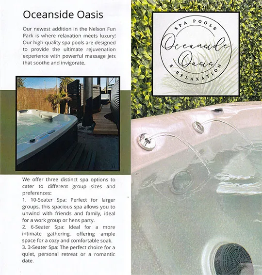 front cover of Oceanside Oasis brochure