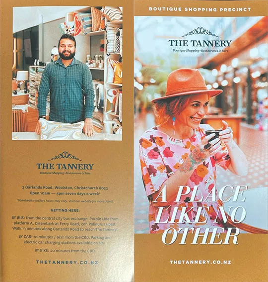 front cover of The Tannery brochure